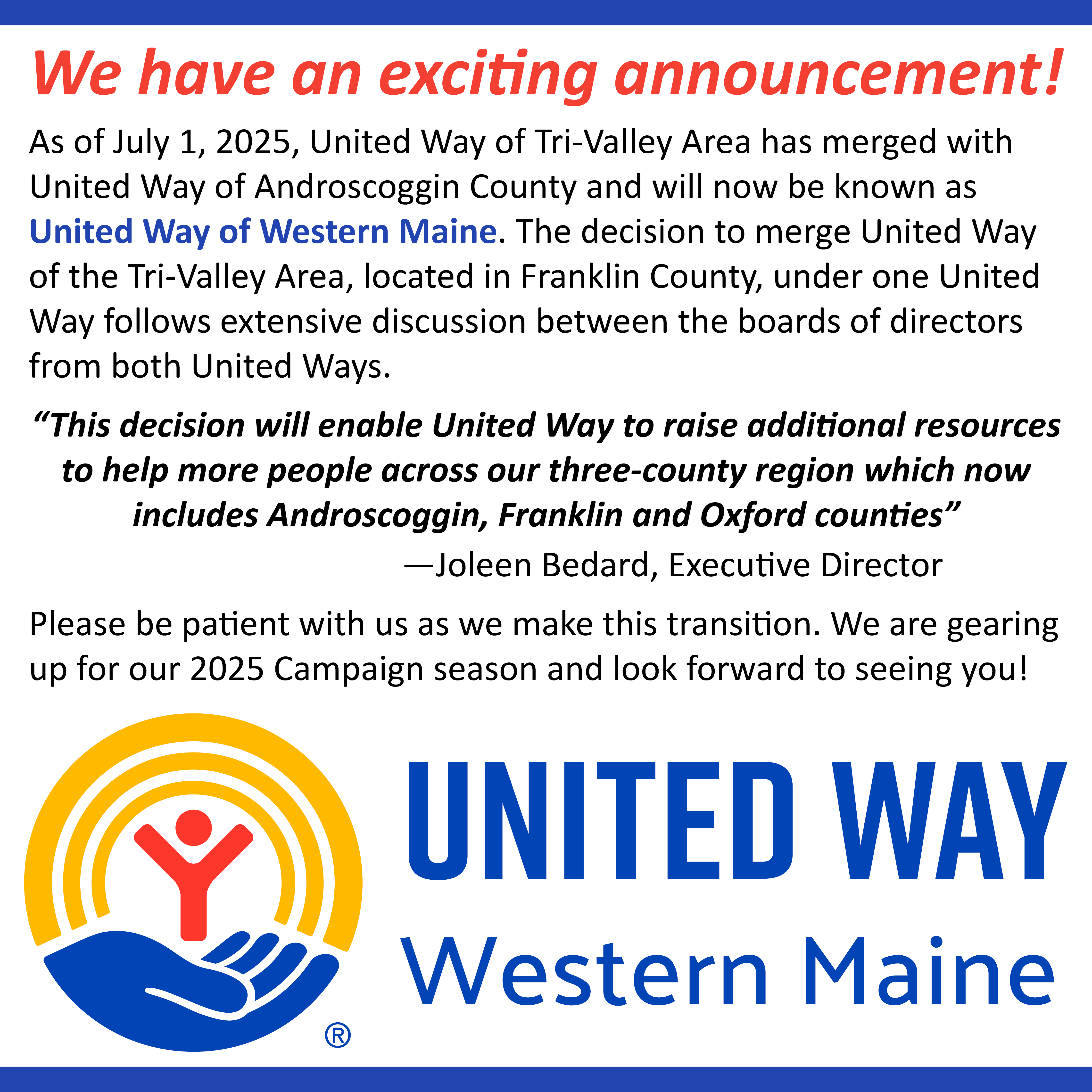 UWWM announcement
