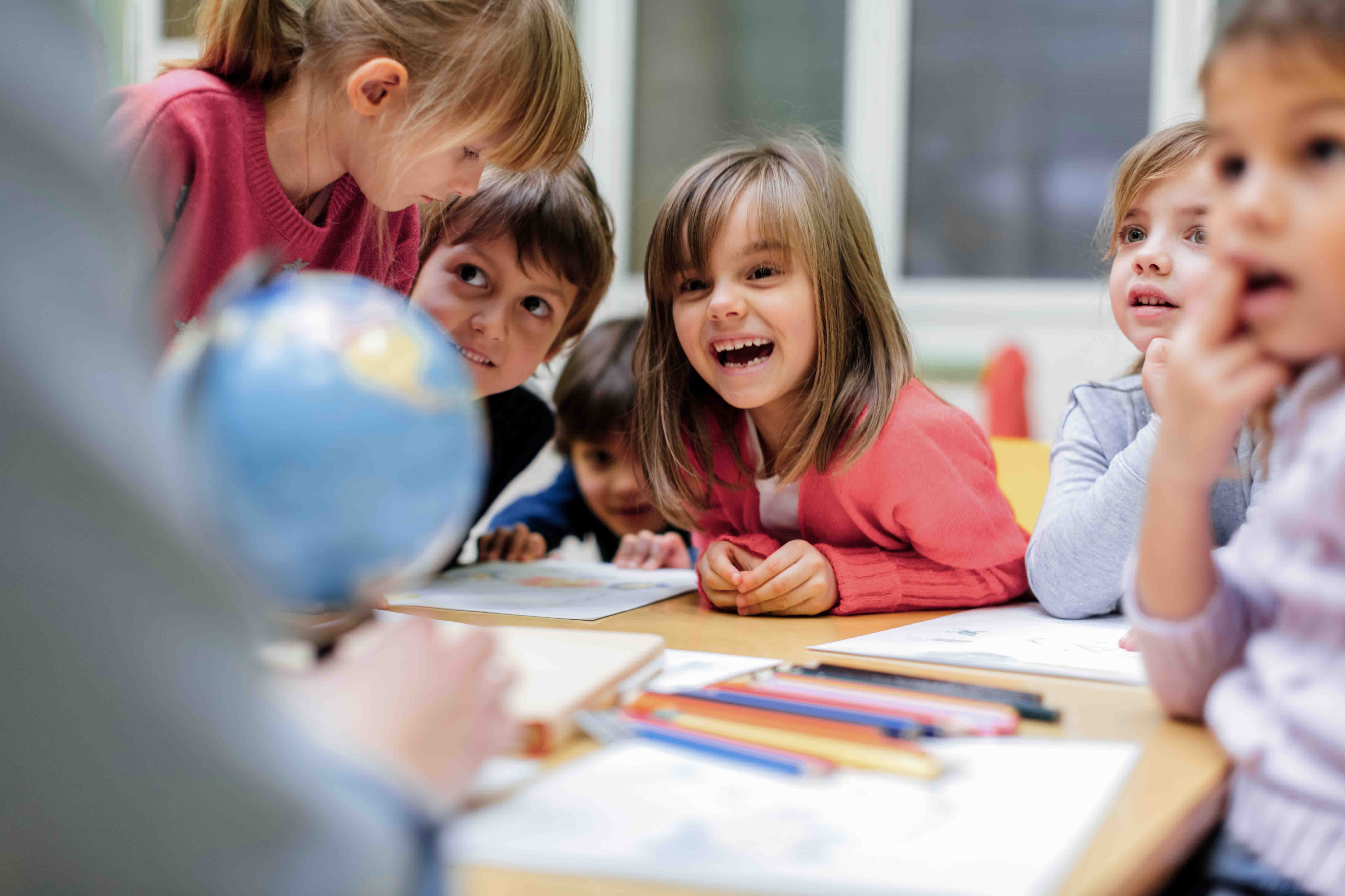 Children in class